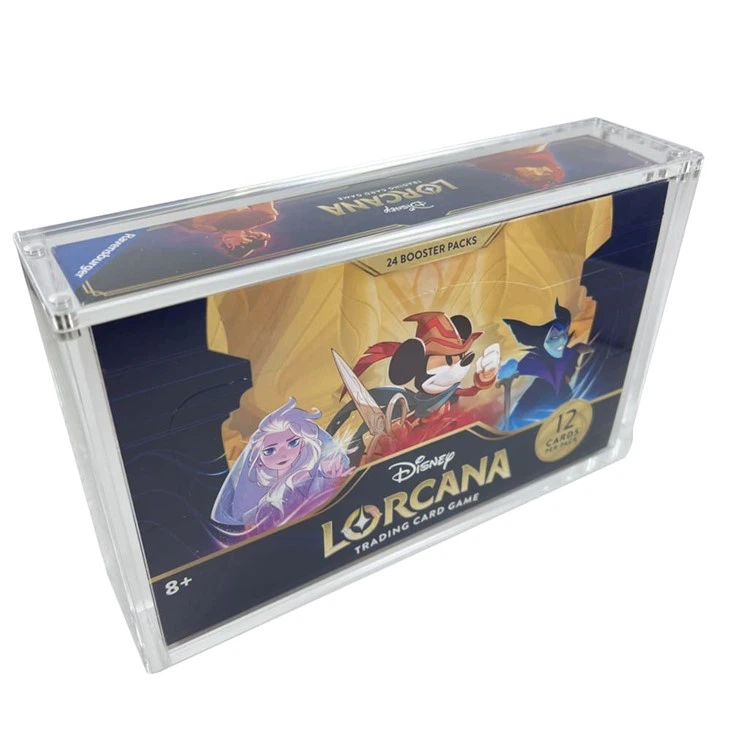 Acrylic Disney Lorcana D23 2024 Collection Box Display Case Acrylic Disney Lorcana D23 2024 Collection Box Display Case